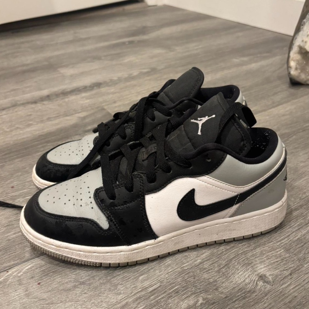 Jordan Black and Gray Sneakers